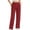 Wine, variant on Women's Jogger Sweatpants with Side Pockets and Elastic Ankle Cuffs for Sports Wear