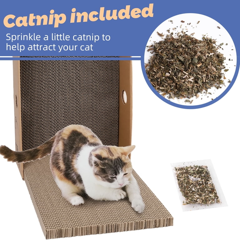 5609PETS Cat Scratcher Pad Refills, 2-Pack | 17 X 12.5 Inches | Extra Large Cardboard Scratcher For Cats