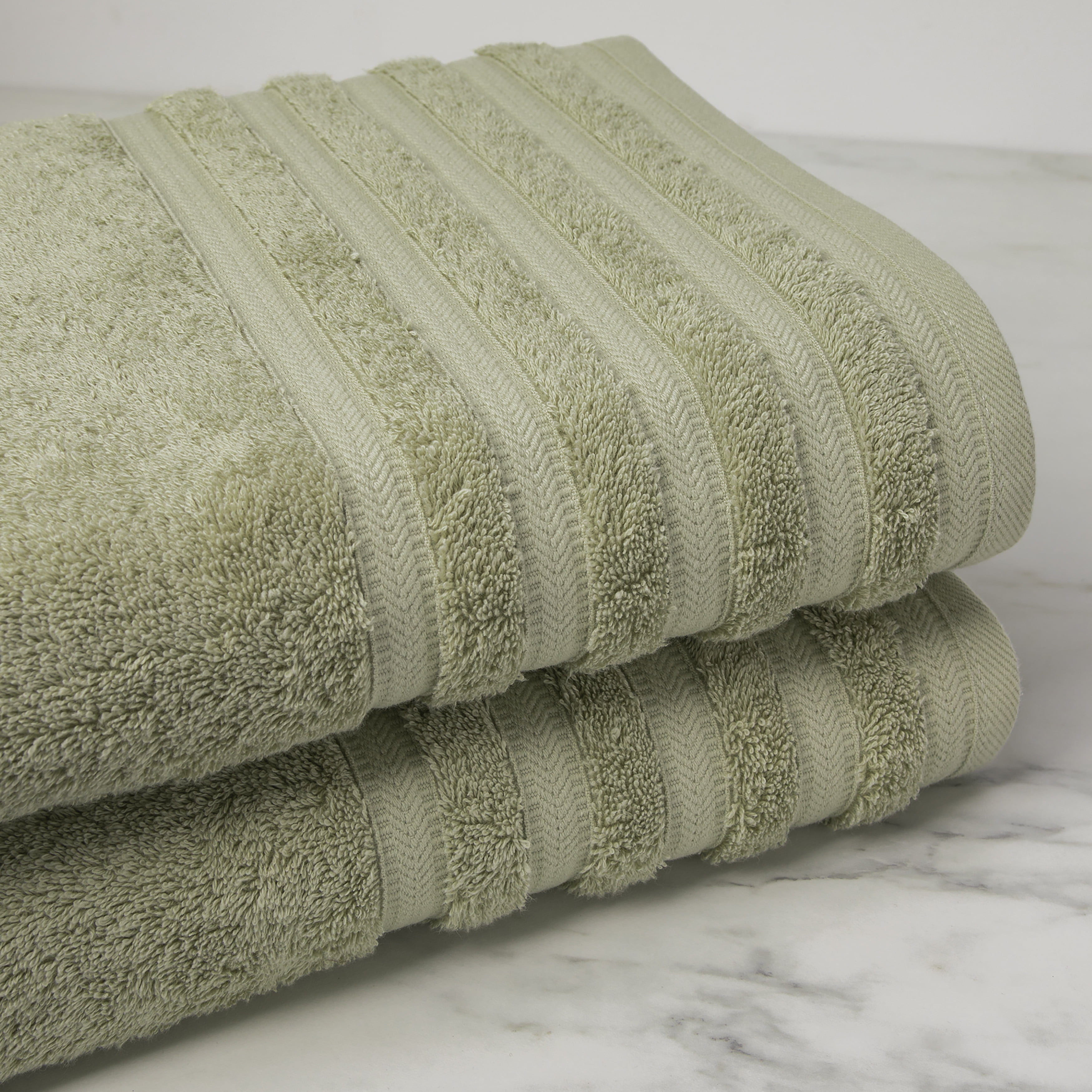 Lavish Home 100% Cotton Hotel 6 Piece Towel Set - Green, 1 unit - Kroger