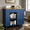 Blue, variant on DreamCurship 39" Kitchen Island Cart with Storage, Kitchen Cart Island on Wheels, Rolling Kitchen Island with Spice Rack & Towel Rack, Island Table for Kitchen, White