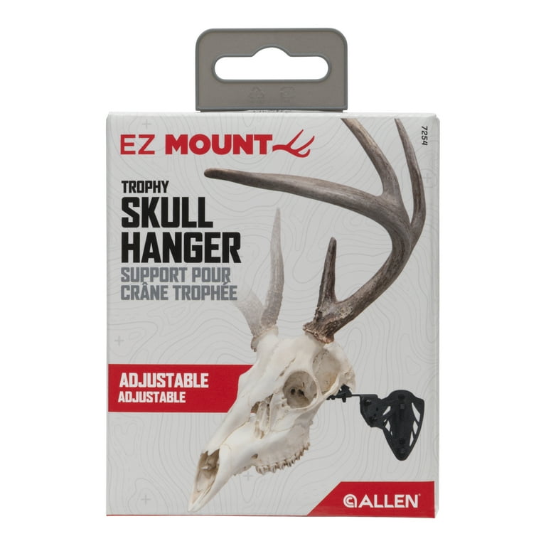 Allen Company Ez Mount Trophy Skull Hanger, Black, 6