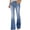 Blue, variant on Odeerbi Pants for Women Mid Ripped Denim Frayed Hem 2025 Casual Jeans Denim Trousers Blue