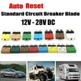 thumbnail image 2 of 1PCS Circuit Breaker Blade Fuse 12V 24V Resettable 5-30A Marine Automatic Reset 20A, 2 of 4