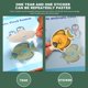 thumbnail image 4 of Libro De Pegatinas Libro de pegatinas para niños, libro ocupado, juguetes educativos para edades tempranas (completo) Tmvgtek Libre de BPA, 4 of 9
