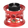 thumbnail image 1 of Accesorio de bricolaje para copa de alambre de fundición mejorada, carrete acortado de metal rojo para carrete de pesca, 1 of 8