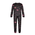 thumbnail image 6 of Family Halloween Pajamas Matching Sets Candy Skull Crew Neck Spooky Pullover Pjs and Skeleton Spiderweb Horror Jogger Sleep Pants, 6 of 6