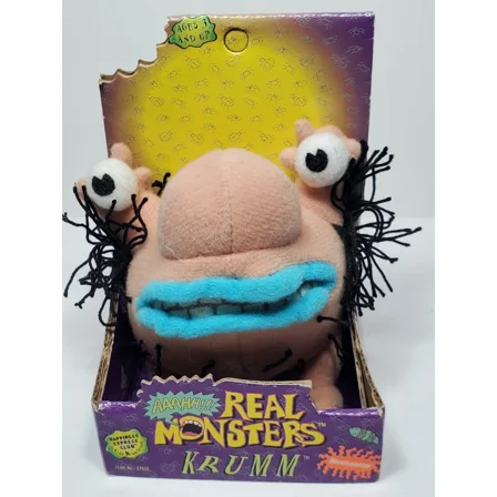 Vintage New Krumm 4” Mini Aaahh!!! Real Monsters Plush Nickelodeon 1995 dscl