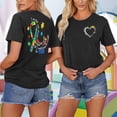 thumbnail image 2 of CHENge Autism Awareness Shirt Womens Autistic Support Tshirt Acceptance Inspirational Mom Short Sleeve Tops, 2 of 6