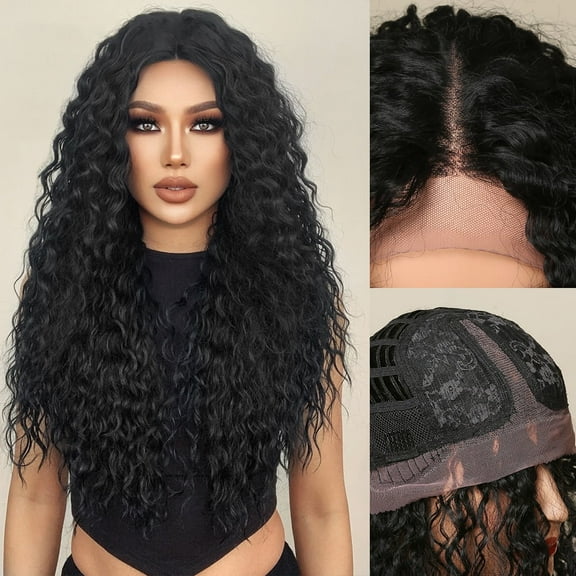 26 Inch Deep Wave Lace Front Wigs Human Hair Hd Lace Frontal Wigs For Black Women Hair 13x6x1 Transparent Lace 250%