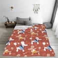 thumbnail image 5 of Pofeuu Cute Poodle Dog Print Ultra-Soft Micro Fleece Blanket,for Bed Or Sofa,All Season Throw Blankets Flannel Blanket-60"x50", 5 of 7