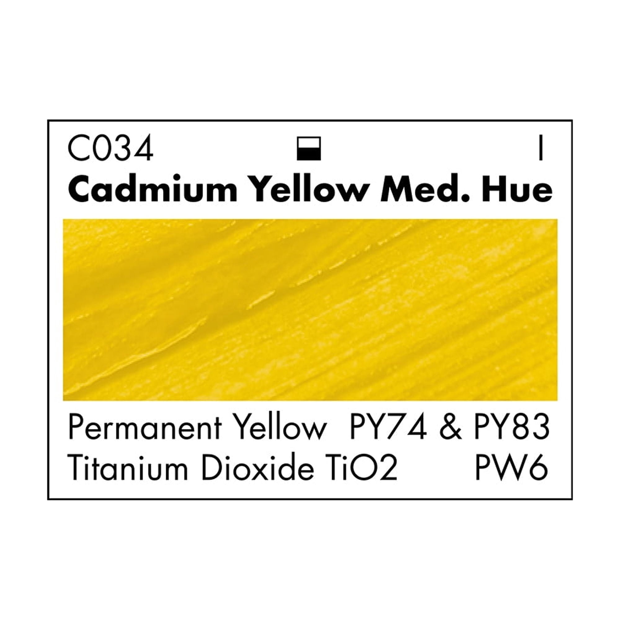 (2 pack) Grumbacher Academy Acrylic Paint 75ml Tube - Cadmium Yellow Medium