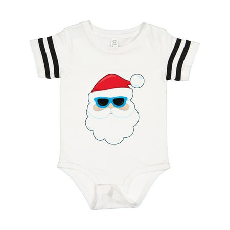 

Inktastic Santa Head with Sunglasses Gift Baby Boy or Baby Girl Bodysuit