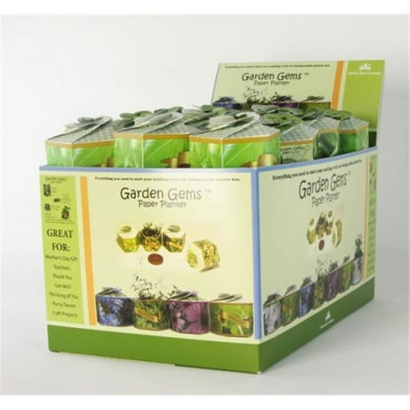Walters Seed 1393 Garden Gems 36 Count Culinary Herb Growing Walters Seed 1393 Garden Gems 36 Count Culinary Herb Growing Kits Countertop Display