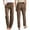 Brown, variant on SNKSDGM Women's Plus Khaki Pants for Women High Waisted Capri Pants for Women Jeans White Women's Casual Pants Solid and Pants with Pocket Long Pants