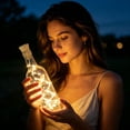 thumbnail image 4 of Solar Led Bottle Stopper String Lights 1M Copper Wire With 10 Cool White Leds For Diy Of Bottle Bodies Barbecues Wedding Party Light-Up Decoration Happy Day!, 4 of 4
