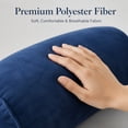 thumbnail image 6 of Neck Roll Pillowcases with Zipper, Solid Color Soft Velvet Round Pillowcase 5.9x15.7 Inches Cylindrical Pillow Cushion for Bedroom, Living Room, Sofa, 6 of 8