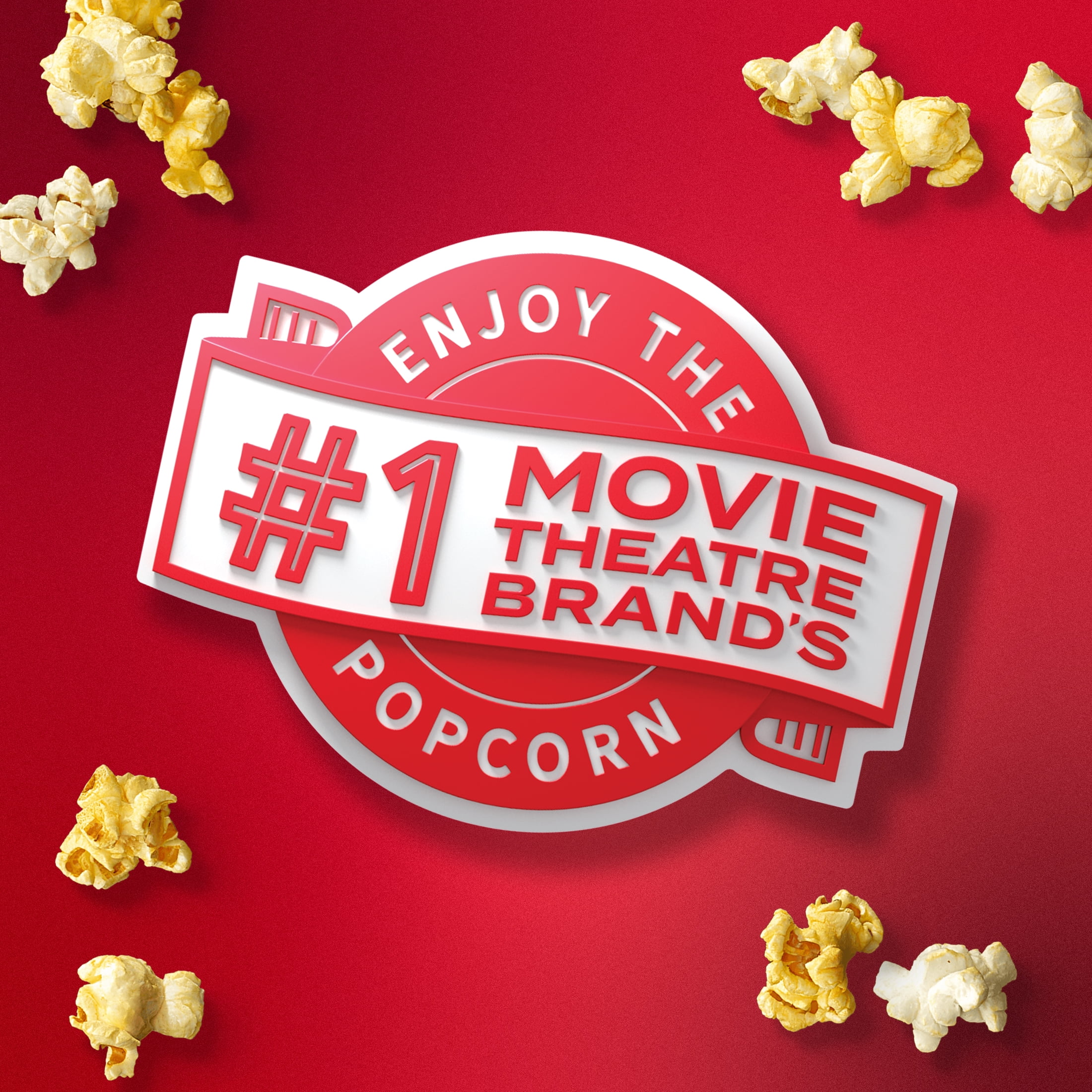 AMC Theatres Microwave Popcorn, Classic Butter, 2.75 oz (6 Boxes, 36 Count)