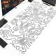 thumbnail image 5 of Alfombrilla de ratón grande de Arte Blanco y negro, alfombrilla de ratón XXL para oficina, alfombrillas para jugador grandes, alfombrillas de goma para teclado de 1000x550, alfombrilla de escritorio,, 5 of 5