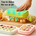 thumbnail image 3 of ZenCart Water Bottle Ice Tray Press-to-Cold 2-in-1 Ice Cube Mold & Kettle Quick Ice Making Portable Bottle Easy Release Silicone Mold Touch-Free Freezer Cup for Coffee Juice, 3 of 8