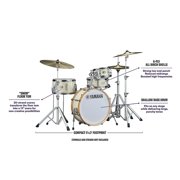 Yamaha Stage Custom Hip 4 Piece Drum Shell Pack Classic White