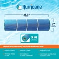 thumbnail image 2 of Hurricane 4 Pack HF7489-04M Elite Aseptic Pool Filter Cartridge Replacement, 2 of 8