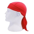 thumbnail image 2 of Solid Color Breathable Motorcycle Wrap Biker Hat Unisex Headscarf Bandana Cap, 2 of 13