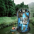 thumbnail image 1 of Waterproof Bag Rucksack with Shoulder Strap, Portable Floating Waterproof Backpack, Rafting Bag for Sailing Backpacking Water Sports Canoe 20L, 1 of 8