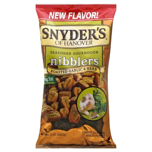 Snyder's of Hanover Roasted Garlic & Herb Sourdough Nibbler Pretzels