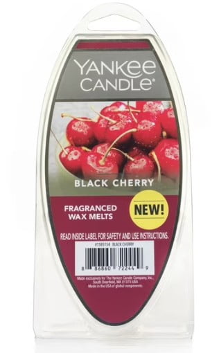 Yankee Candle Wax Melts Pack of 3 - Black Cherry Vanilla Cupcake and Cranberry Chutney