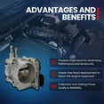 thumbnail image 5 of MOCA AUTOPARTS Electronic Throttle Body Fit for 2011-2016 Scion tC 2.5L & 2009-2019 Toyota Highlander 2.7L & 2009-2015 Toyota Venza 2.7L, 5 of 9