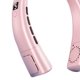thumbnail image 2 of Ventilador eléctrico sin aspas Ventilador de cuello manos libres USB Pantalla digital (estándar rosa), 2 of 5