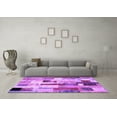 thumbnail image 3 of Ahgly Company Indoor Rectangle Patchwork Purple Transitional Area Rugs, 2' x 5', 3 of 4