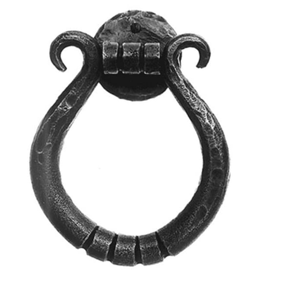 Acorn IMABP Iron Art Tuscan Door Knocker - Black