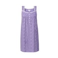 thumbnail image 5 of Aria Sleeveless 100% Cotton Nightgown with Pockets in 36",Women's Sizes XS-5X, 5 of 7