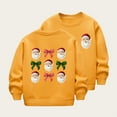 thumbnail image 1 of Cowsor Chandails en Molleton pour Filles Enfants Mignon Graphique Col Rond Chandail Tops Xmas Manches Longues Chemises de Vacances, 1 of 5