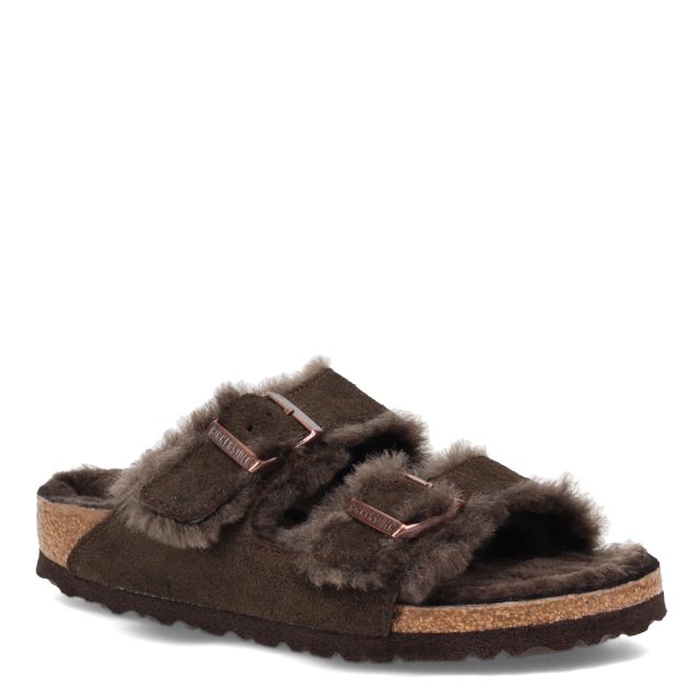 Sandalias Birkenstock Arizona de piel de gamuza, con dos correas
