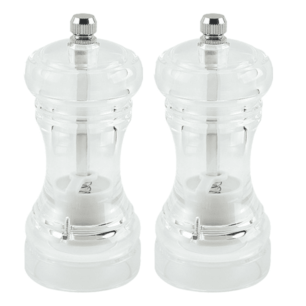 Salt & Pepper Mill Gift Set Travel Salt & Pepper Grinders Adjustable