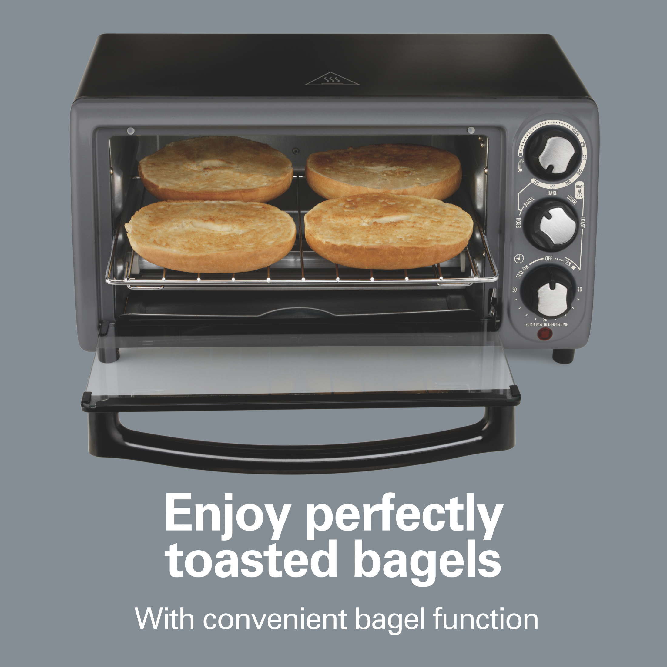 Hamilton Beach 4-Slice Countertop Toaster Oven Grey photo 7