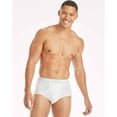 thumbnail image 6 of Hanes by Men's Tagless No Ride Up Briefs With Comfort Flex Waistband 7-Pack_White_M, 6 of 7