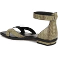 thumbnail image 4 of Franco Sarto Women's Elisa Ankle Strap Flat Sandal Olive Green 7.5M, 4 of 6