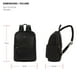 thumbnail image 5 of Mochila para portátil SwissGear Serenity Luxe negra de 16 pulgadas para mujer, 5 of 6