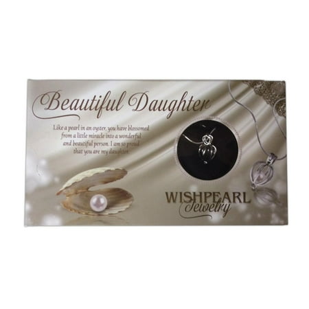 Beautiful Pearl Necklace - WishPearl Necklace Kit, Simulated Pearl in an Oyster - Beautiful Daughter