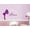Purple/White, variant on Decal ~ Fairy (Custom name) with Stars #3 ~ Children Wall Decal (Pink/White Stars)  22" x 31"