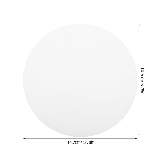 LOLIPPYY 6-Pack Anti-Glare Ceiling Light Diffuser Covers Plastic Lamp Shades for Downlight Illumination