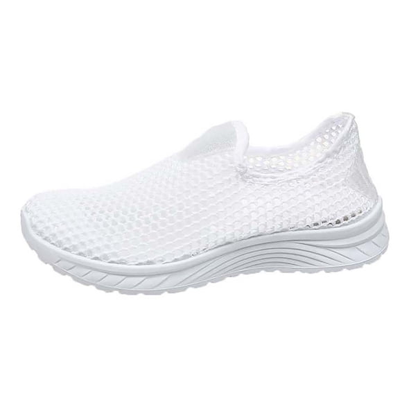 Chaussures Décontractées Légères pour Femmes, Respirantes, à Découpes, Semelle Souple et Confortable, Bout Pointu, à Enfiler, pour le Quotidien