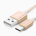 thumbnail image 4 of ziyahi 1 Meter Type-C Woven Mobile Phone Data Cable Charging Line Cord 2 in 1 Fast Charging Data Transfer, 4 of 9