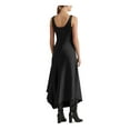 thumbnail image 2 of RALPH LAUREN Womens Black Sleeveless Scoop Neck Maxi Party Fit + Flare Dress 6, 2 of 3