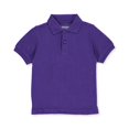 thumbnail image 2 of Universal Unisex S/S Pique Polo (Sizes 4 - 7) - purple, 4 (Little Girls), 2 of 2