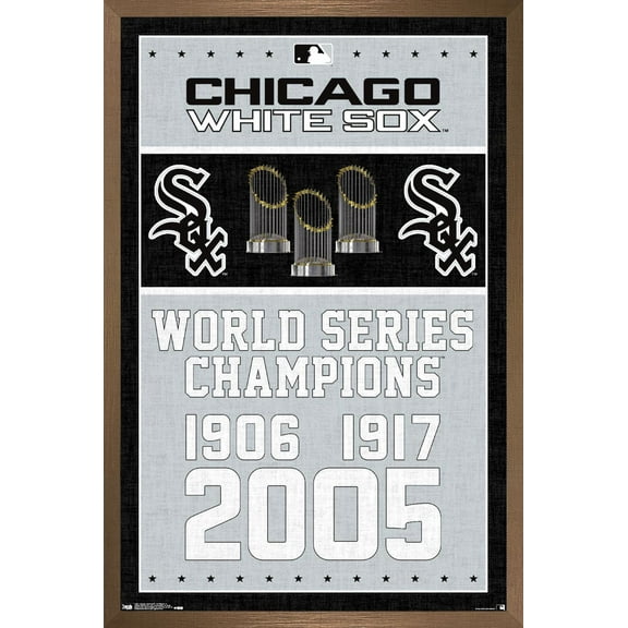 MLB Chicago White Sox - Champions 17 Wall Poster, 22.375" x 34", Framed
