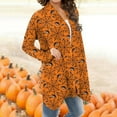thumbnail image 1 of PENGXIANG Cardigan Long à Imprimé Floral Décontracté pour Femmes, Marron XXXXXL, 1 of 6